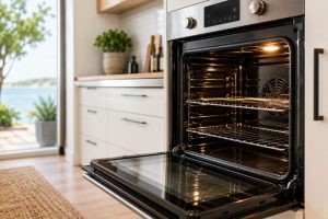 Professional oven cleaning in Mandurah with a clean modern kitchen oven